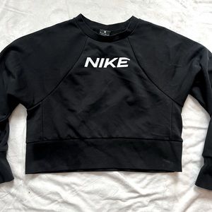 Nike cropped tech fleece sweatshirt